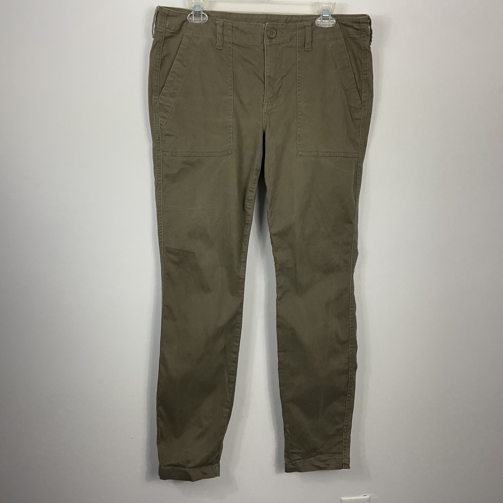 Cabi The Scout Stretch Chino Acorn Pants Utility Style‎ Women's Size 10
